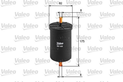 VALEO 587022 filtru combustibil foto
