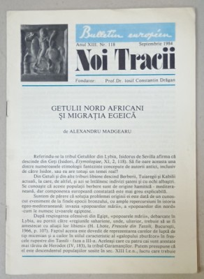NOI TRACII , REVISTA FONDATA DE JOSIF CONSTANTIN DRAGAN , NR.118, 1984 foto