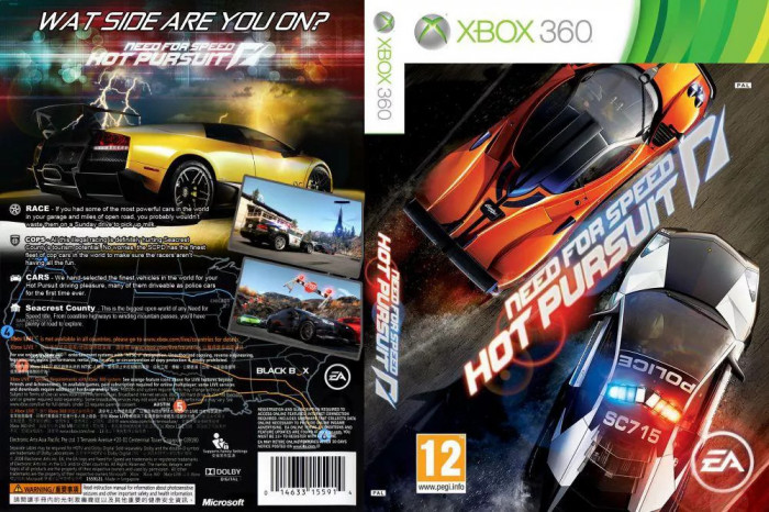 Joc XBOX 360 Need For Speed NFS HOT PURSUIT de colectie Xbox One