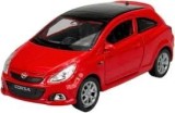 Macheta Opel Corsa opc rosu Welly 1:34 replica metal usi deschise cu resort