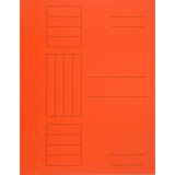 Dosar simplu carton supercolor rosu 10 buc/set