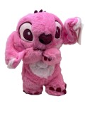 Jucarie de plus Stitch Angel pufos cu functie de respiratie melodii linistitoare si lumina