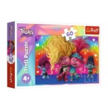 Puzzle Trefl Trolls - Trolii prietenosi. 60 piese