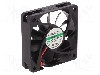 Ventilator 60x60x15mm, 12V DC, volum aer 44.62m3/h, lagar Vapo, SUNON - MF60151V1-1000U-A99