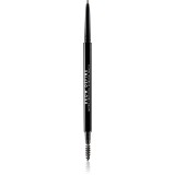 MUA Makeup Academy Brow Define creion spr&acirc;ncene precise cu pensula culoare Light Brown 0,3 g