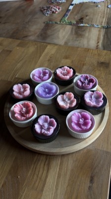 Lum&amp;acirc;nări parfumate homemade foto