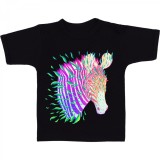 Cumpara ieftin Tricou &quot; Cap de zebra colorat &quot;