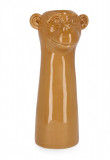 Vaza Jaiden Monkey, Bizzotto, 11.5x11.5x31.5 cm, dolomit, maro