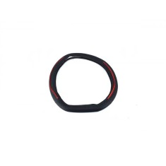 Husa volan sport tesit din imitatie piele marimea M Culoare:negru+cusatura rosie Cod:FX99