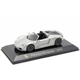 Macheta Porsche 918 spyder 2013 scara 1/43 argintiu