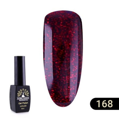 Oja semipermanenta BLACK ELITE, Global Fashion 8 ml, 168 foto