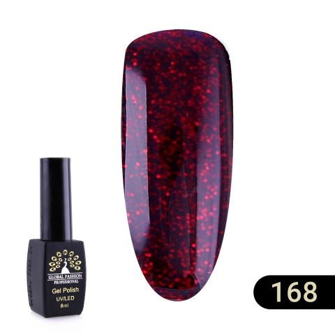 Oja semipermanenta BLACK ELITE, Global Fashion 8 ml, 168