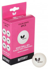 Easy Ball 40+ Table Tennis Balls, 6 pcs 6 buc foto