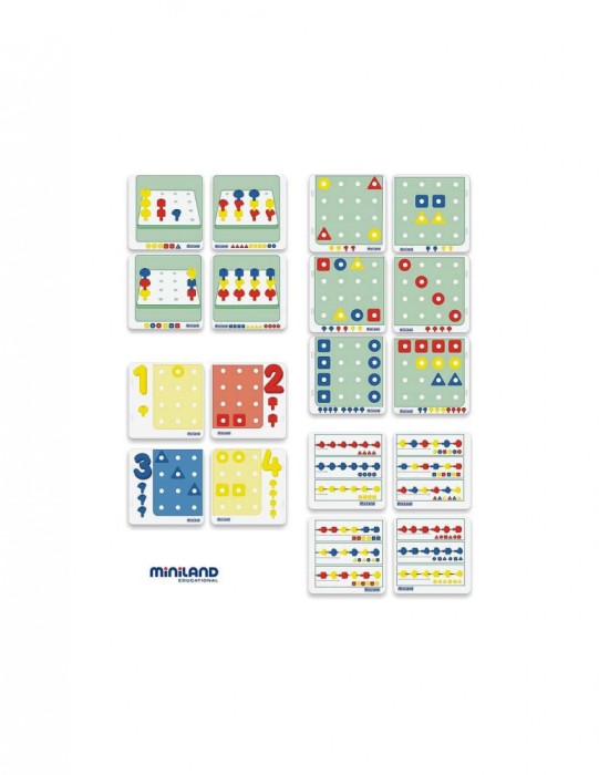 Mozaic Jumbo pentru activitati matematice Miniland