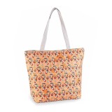 Geanta plaja textil multicolor 43x12,5x57 H