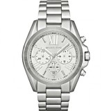 Michael Kors Bradshaw MK5535, Damen Uhr Chronograph mit Silber Metallarmband