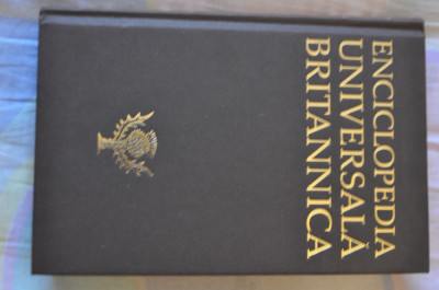 ENCICLOPEDIA UNIVERSALA BRITANNICA volumul 1 foto