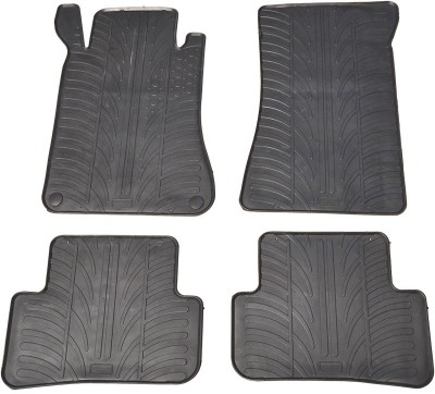 Set covorase auto din cauciuc Mercedes Clasa C (W203/S203) 2001-2007, Negru, Gledring, 4 buc. foto