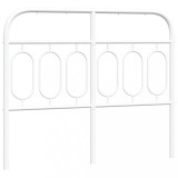 Cumpara ieftin Tablie de pat metalica, alb, 120 cm