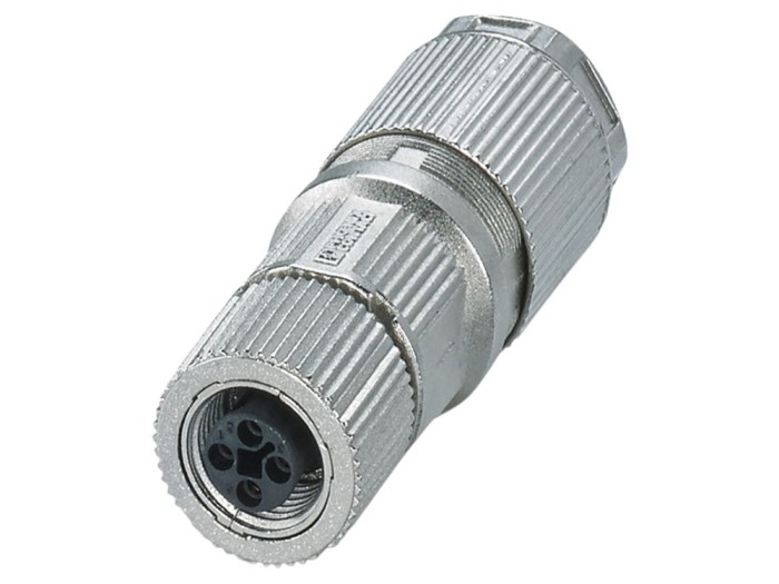 Conector M12 mufă, 4 pini, IP65