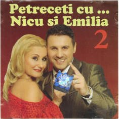 CD Nicu Și Emilia ‎– Petreceți Cu... Nicu Și Emilia 2, original