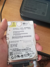 Hard disk laptop HDD WD Western Digital 250 GB 100% viata foto