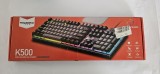 Tastatura YINDIAO K500 7 Culori , FUNCTIONEAZA , ESTE NEFOLOSITA .
