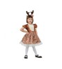 Costum carnaval model Caprioara pentru fete 92-104 cm (3-4 Ani)