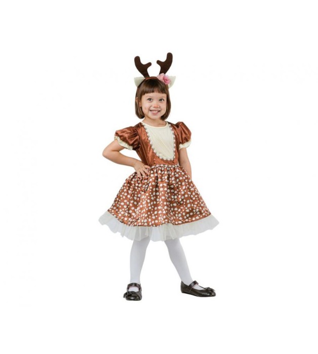 Costum carnaval model Caprioara pentru fete 92-104 cm (3-4 Ani)