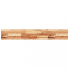 Raft suspendat 120x20x4 cm lemn masiv acacia netratat foto