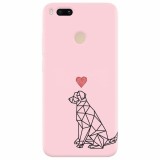 Husa silicon pentru Xiaomi Mi A1, Love Dog