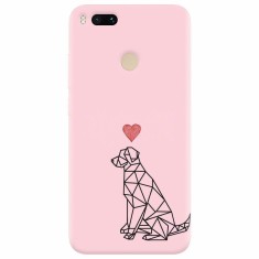 Husa silicon pentru Xiaomi Mi A1, Love Dog foto