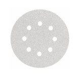 Set 5 foi abrazive Bosch 125 mm P100 cu 8 gauri pentru slefuitor