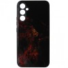 Husa tip capac spate silicon TPU si plastic multicolor, Red Nebula, pentru Samsung Galaxy A34 5G
