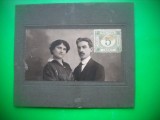 HOPCT 157 C FAMILIE-ROMANIA -FOTO CABINET-FOTOGRAFIE VECH-TIP CP, Romania 1900 - 1950, Portrete