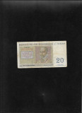 Belgia 20 francs franci 1956 seria518469