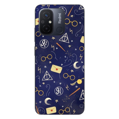 Husa compatibila cu Xiaomi Redmi 12C Silicon Gel Tpu Model Harry Potter Pattern Symbols foto