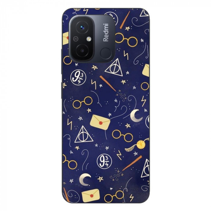 Husa compatibila cu Xiaomi Redmi 12C Silicon Gel Tpu Model Harry Potter Pattern Symbols