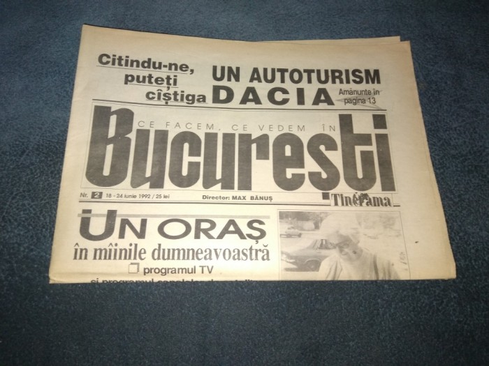 ZIARUL BUCURESTI 18 24 IUNIE 1992