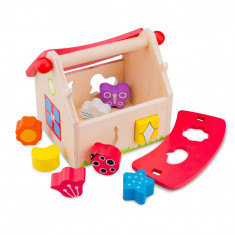 Casuta Shape Sorter cu Forme foto