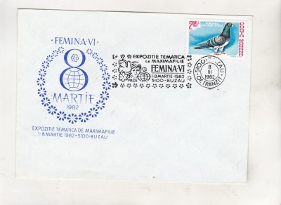 bnk fil Plic ocazional Expofil Femina VI Buzau 1982 foto