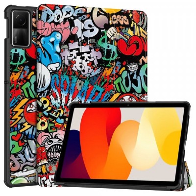 Husa pentru Xiaomi Redmi Pad SE, Techsuit, FoldPro Urban Vibe, Multicolor foto