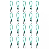 vidaXL Corzi elastice cu c&acirc;rlige, 20 buc., 15 cm