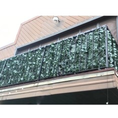 Gard viu artificial cu frunze verzi latime 1.5M si lungime 3M foto