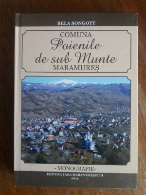 Comuna Poienile de sub munte, Maramures - Bela Songott, autograf / R2F foto