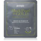 Petitf&eacute;e Black Pearl &amp; Gold mască intensă cu hidrogel cu aur de 24 de karate 32 g
