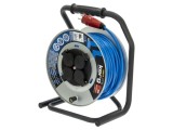 Prelungitor alimentare KERG 3x1,5mm&sup2; bobinat cu 4 prize PUR albastru
