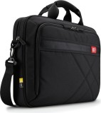 GEANTA CASE LOGIC, pt. notebook de max. 15.6 inch, 1 compartiment, buzunar frontal | buzunar dorsal, waterproof, poliester, negru, 3201433 &quot;DLC-115 BL