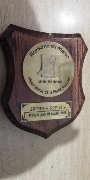 D16 12 - Placheta - tematica militara - armata din Maroc