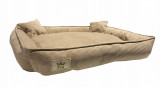 Șezlong Royal Dog Corduroy Beige 80x65 cm LUX